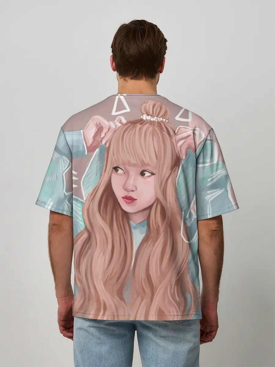 Мужская футболка оверсайз / Лиса Манобан