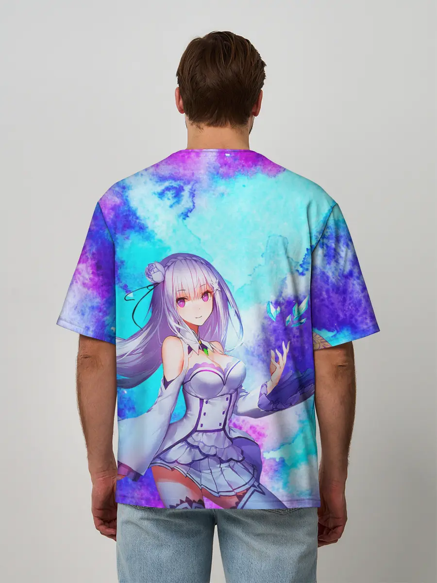 Мужская футболка оверсайз / Re:Zero