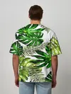 Мужская футболка оверсайз / ГАВАЙСКИЕ ЛИСТЬЯ