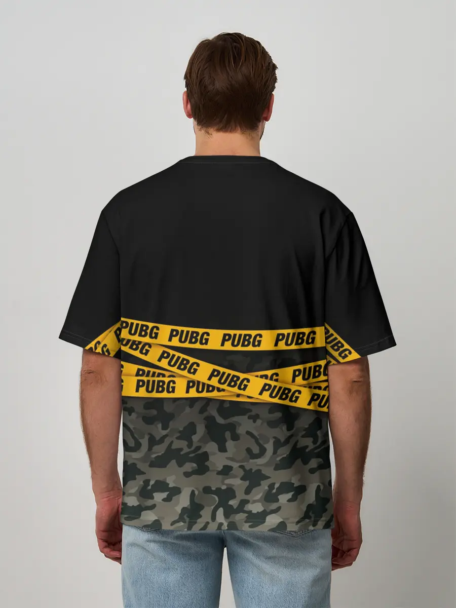 Мужская футболка оверсайз / PUBG
