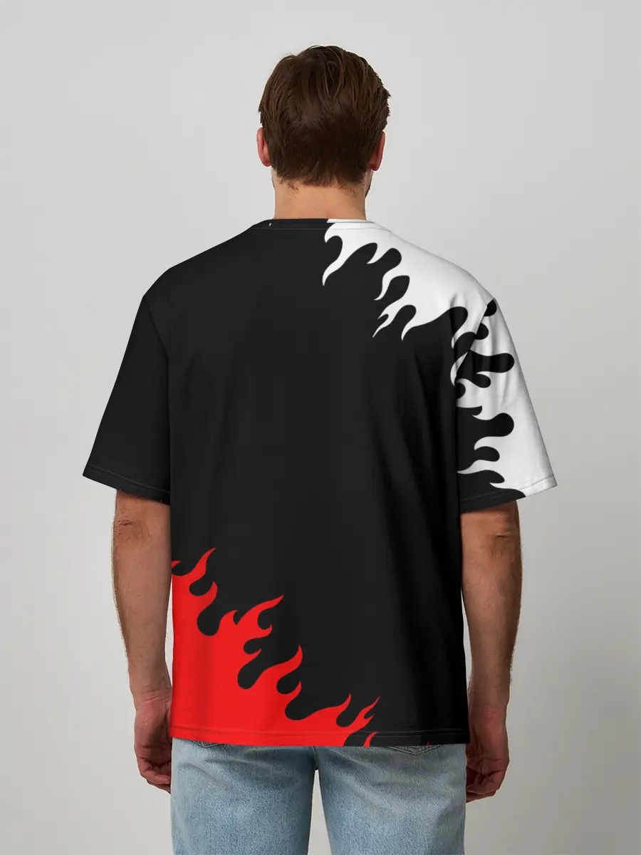 Мужская футболка оверсайз / RAMMSTEIN | РАМШТАЙН