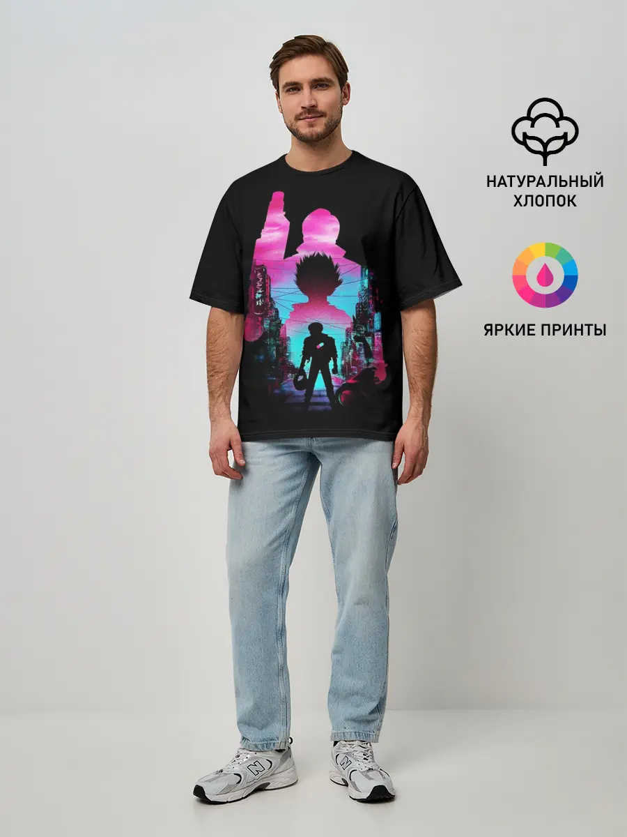 Мужская футболка оверсайз / Neo Akira