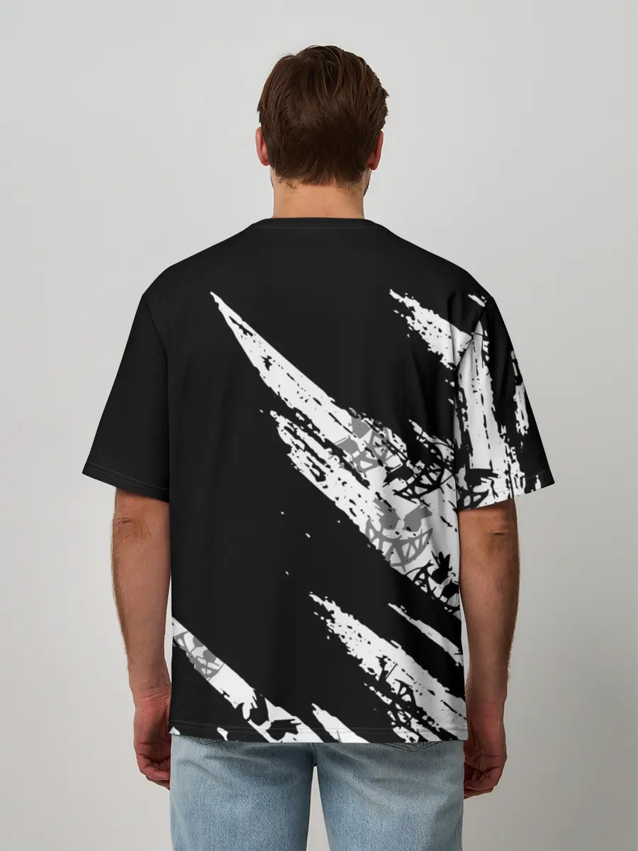 Мужская футболка оверсайз / PYROKINESIS.