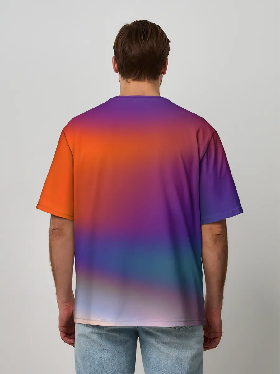 Мужская футболка оверсайз / GRADIENT