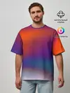Мужская футболка оверсайз / GRADIENT