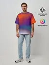 Мужская футболка оверсайз / GRADIENT