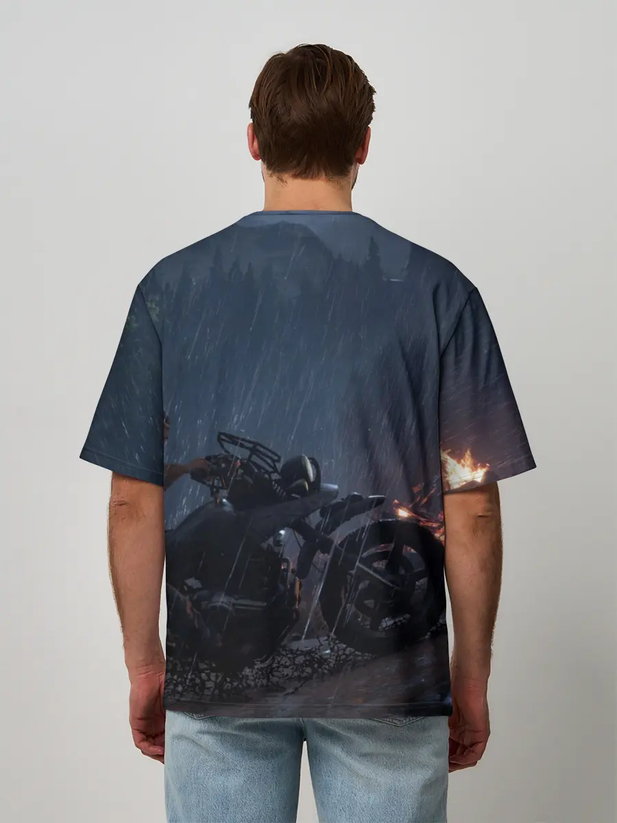 Мужская футболка оверсайз / Days Gone