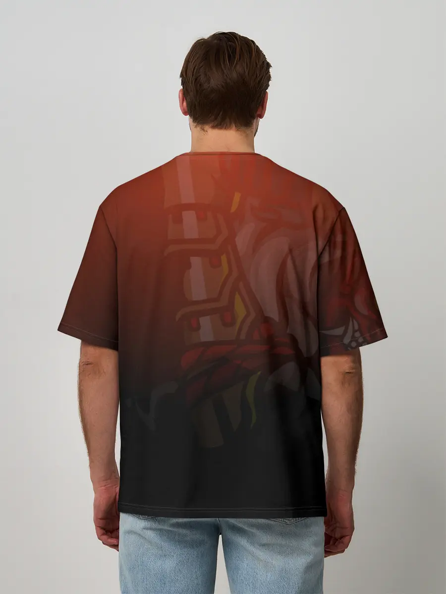 Мужская футболка оверсайз / БУСИДО