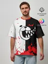 Мужская футболка оверсайз / MONOKUMA Blood