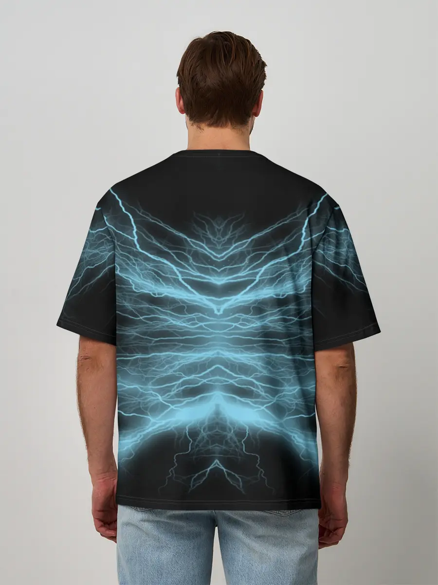 Мужская футболка оверсайз / PikaPika