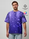 Мужская футболка оверсайз / Мерцающие Светлячки