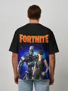 Мужская футболка оверсайз / Fortnite терминатор