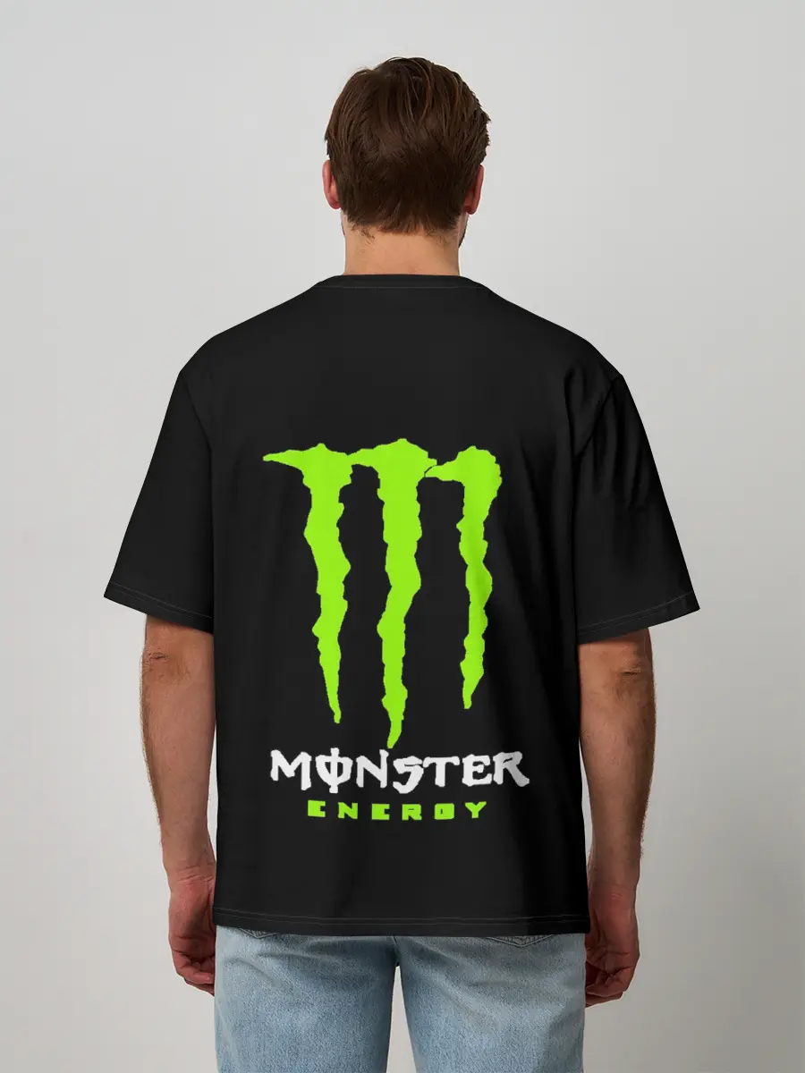 Мужская футболка оверсайз / MONSTER ENERGY