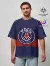 Мужская футболка оверсайз / PSG