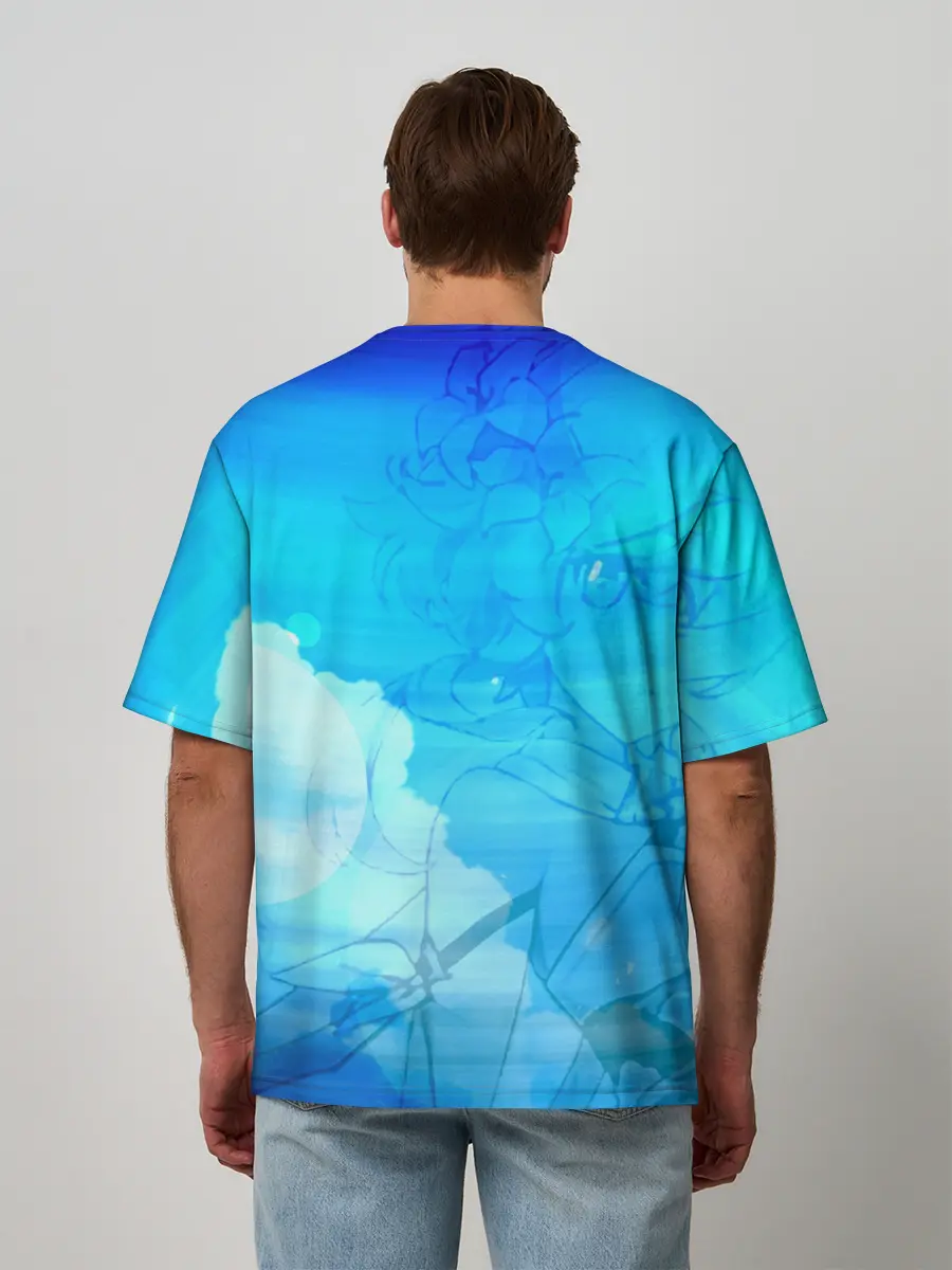 Мужская футболка оверсайз / Genshin Impact - Lumine