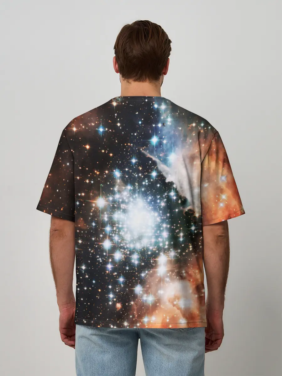 Мужская футболка оверсайз / COSMO STAR