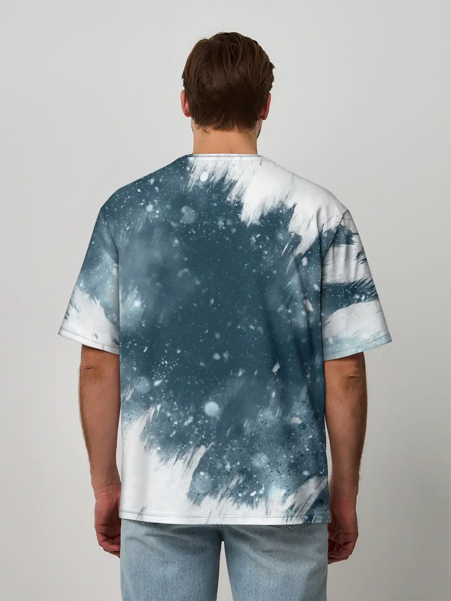 Мужская футболка оверсайз / PUBG BW