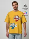 Мужская футболка оверсайз / CUPHEAD