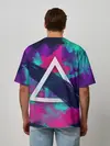 Мужская футболка оверсайз / Абстракция