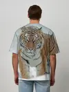 Мужская футболка оверсайз / Тигр