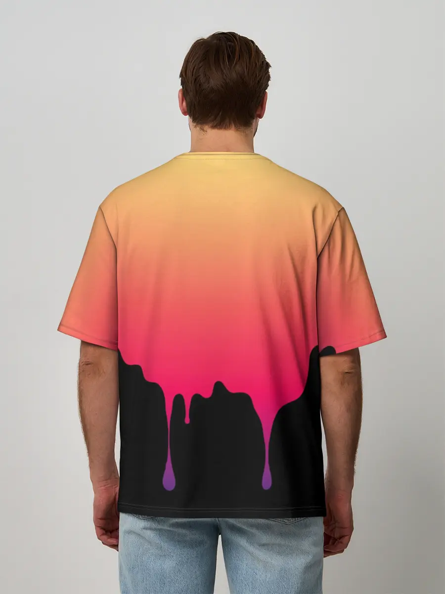 Мужская футболка оверсайз / CS GO GRADIENT