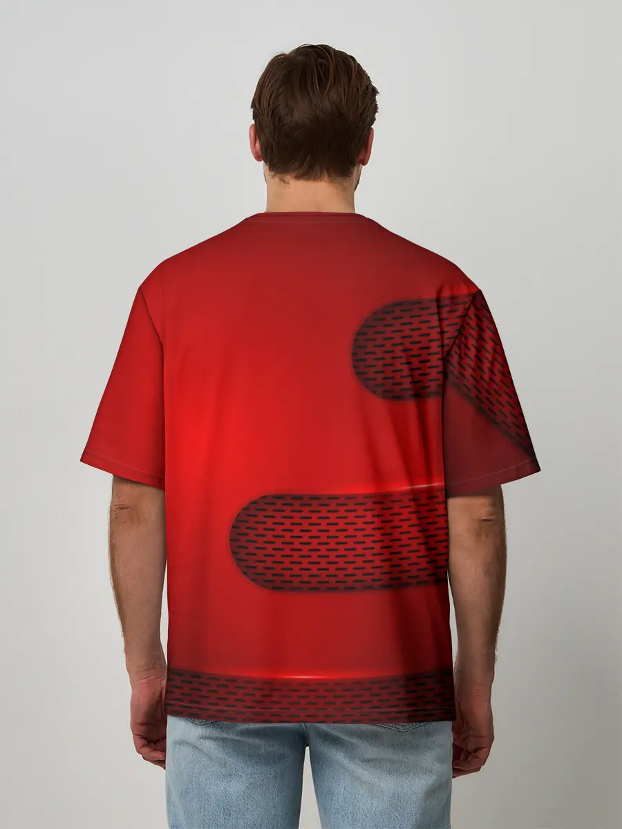 Мужская футболка оверсайз / PORSCHE