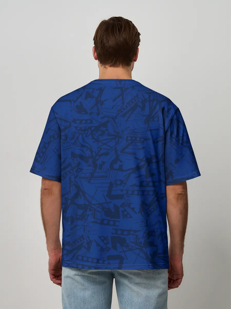 Мужская футболка оверсайз / Chelsea home 19-20