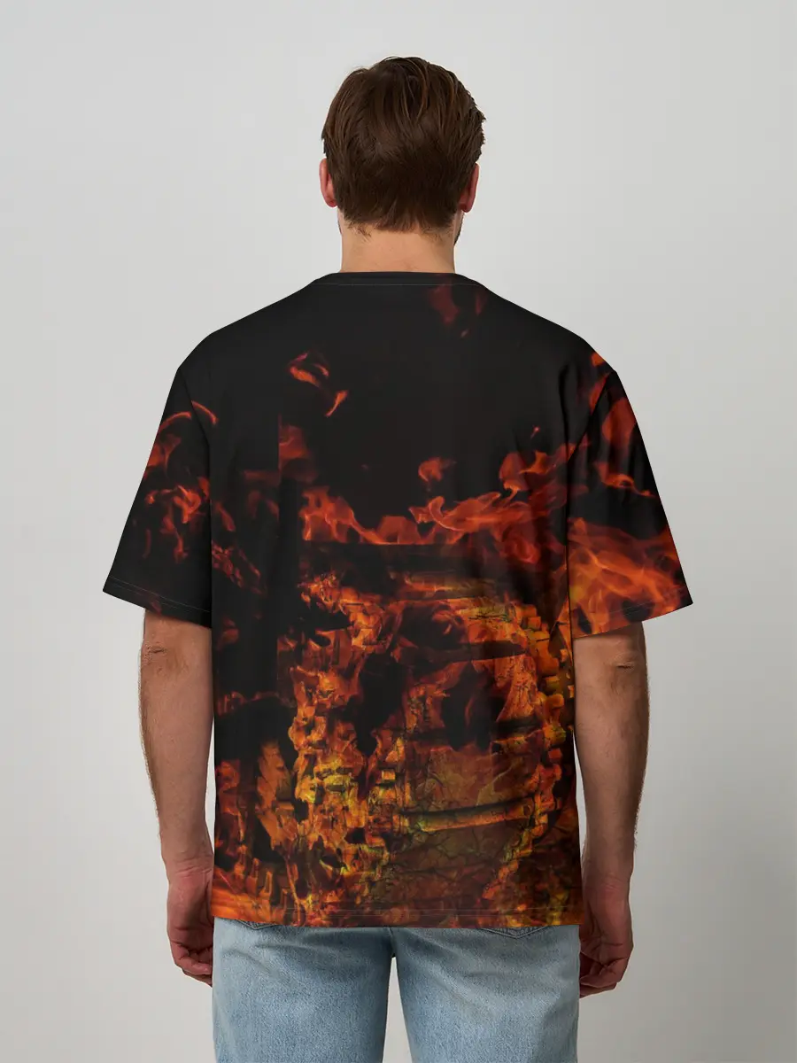 Мужская футболка оверсайз / Sabaton