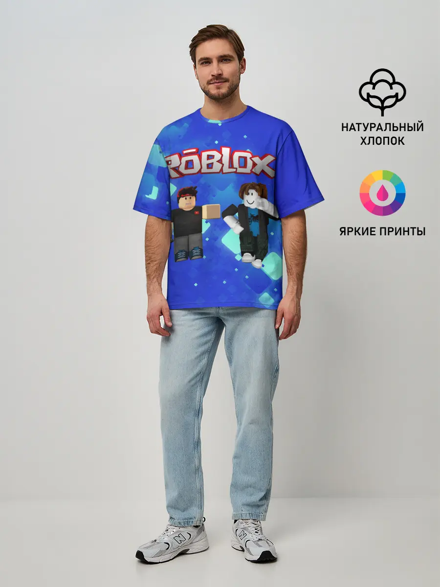 Мужская футболка оверсайз / ROBLOX