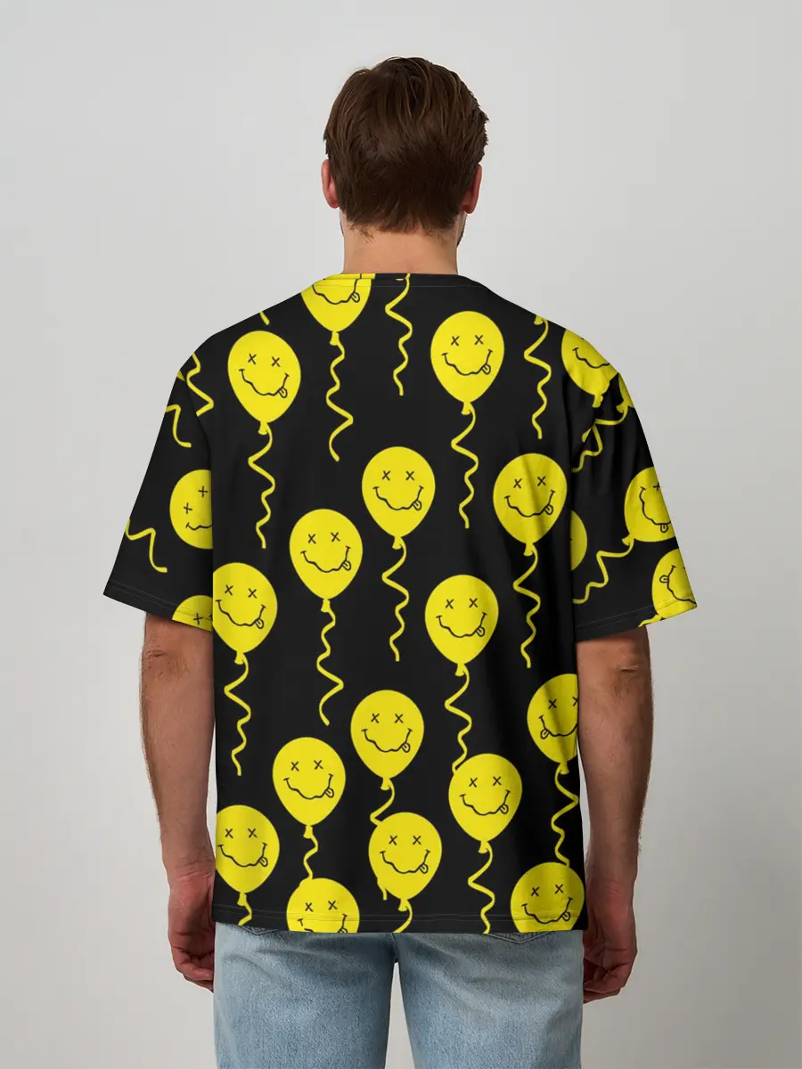 Мужская футболка оверсайз / NIRVANA