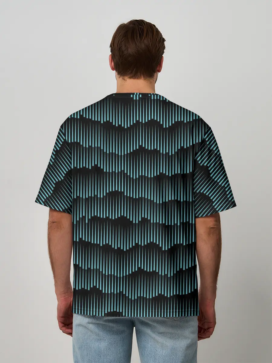 Мужская футболка оверсайз / Нефертити