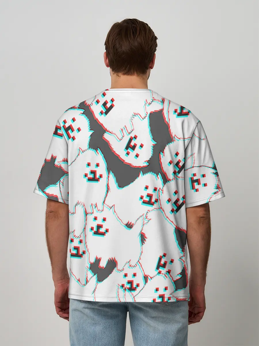 Мужская футболка оверсайз / Undertale