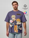 Мужская футболка оверсайз / Haikyuu Кэй Цукишима
