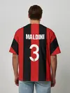 Мужская футболка оверсайз / Мальдини