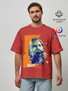 Мужская футболка оверсайз / Kurt Cobain