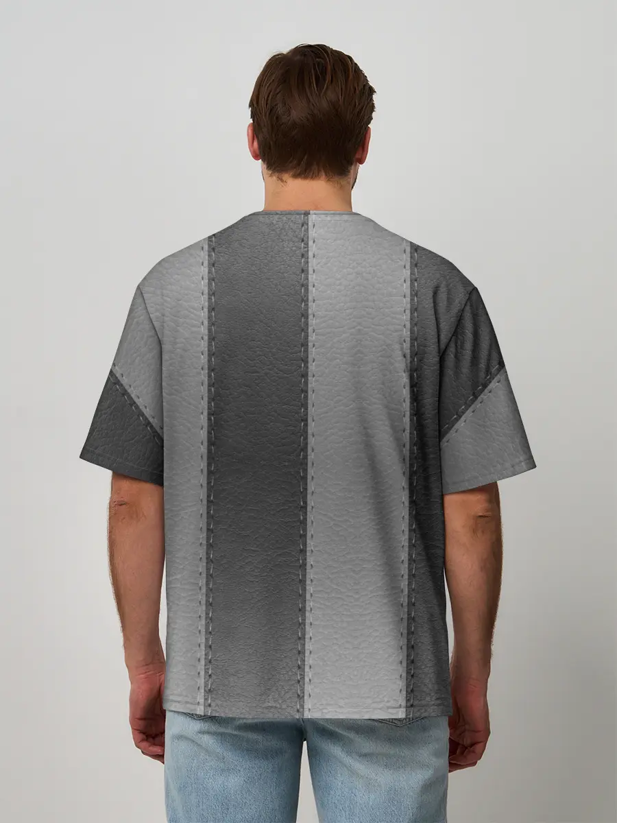 Мужская футболка оверсайз / Skin Stripes