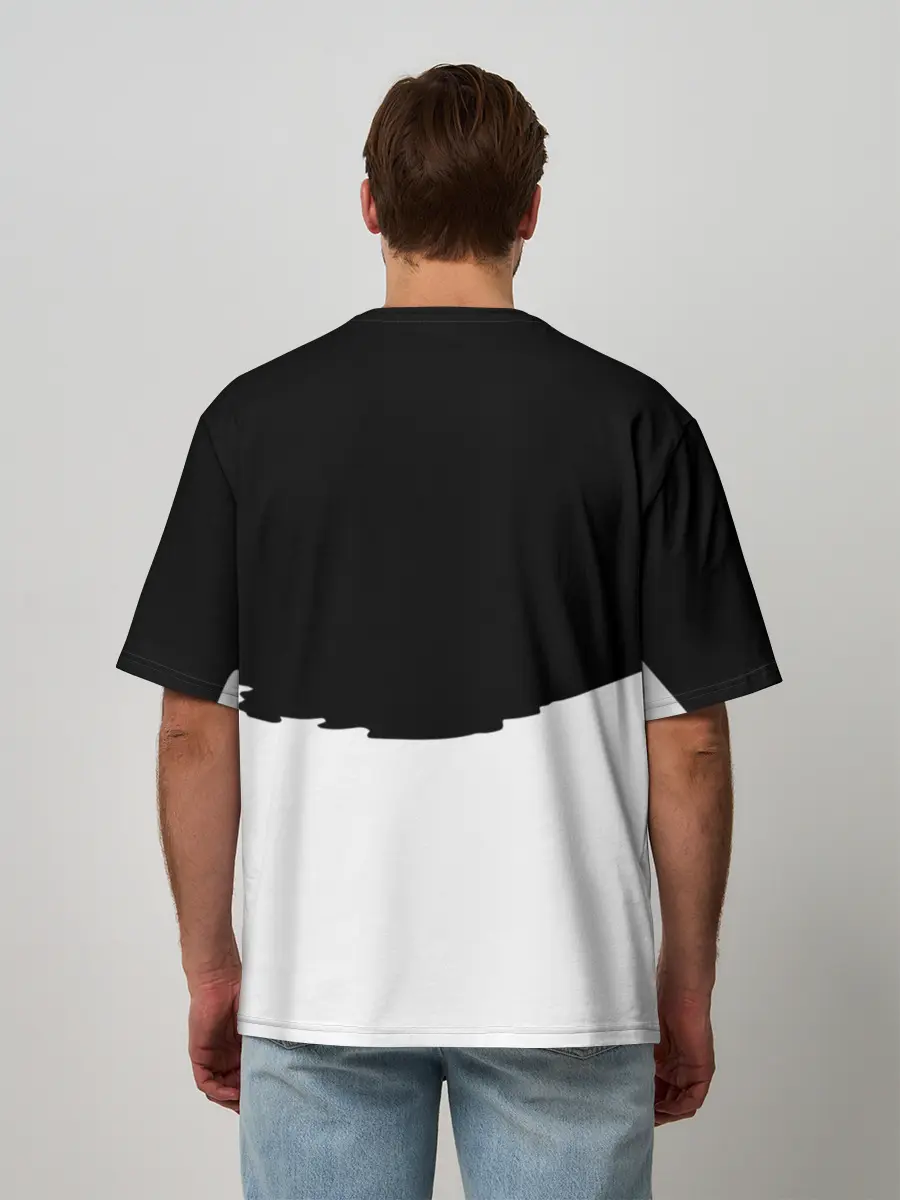 Мужская футболка оверсайз / Многоликий | Multi face