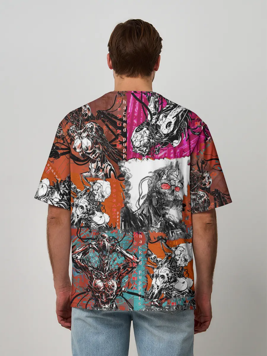 Мужская футболка оверсайз / Cyberpunk 2077