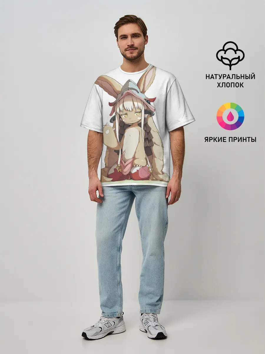 Мужская футболка оверсайз / Nanachi