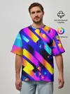 Мужская футболка оверсайз / Rectangle