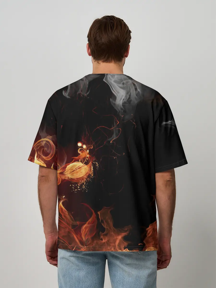 Мужская футболка оверсайз / Метро: Исход