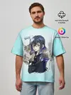 Мужская футболка оверсайз / Иноске Хашибира Kimetsu no Yaiba