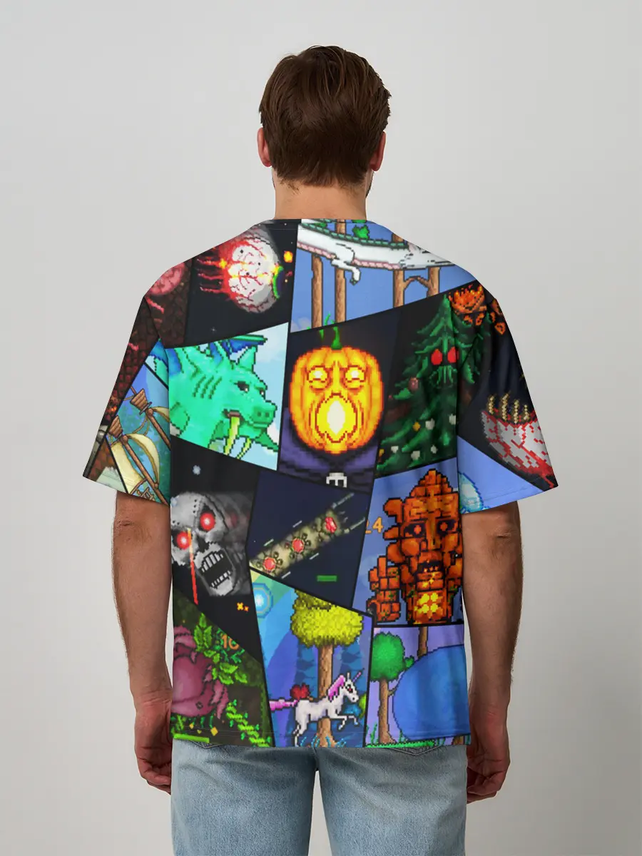 Мужская футболка оверсайз / Terraria allpic