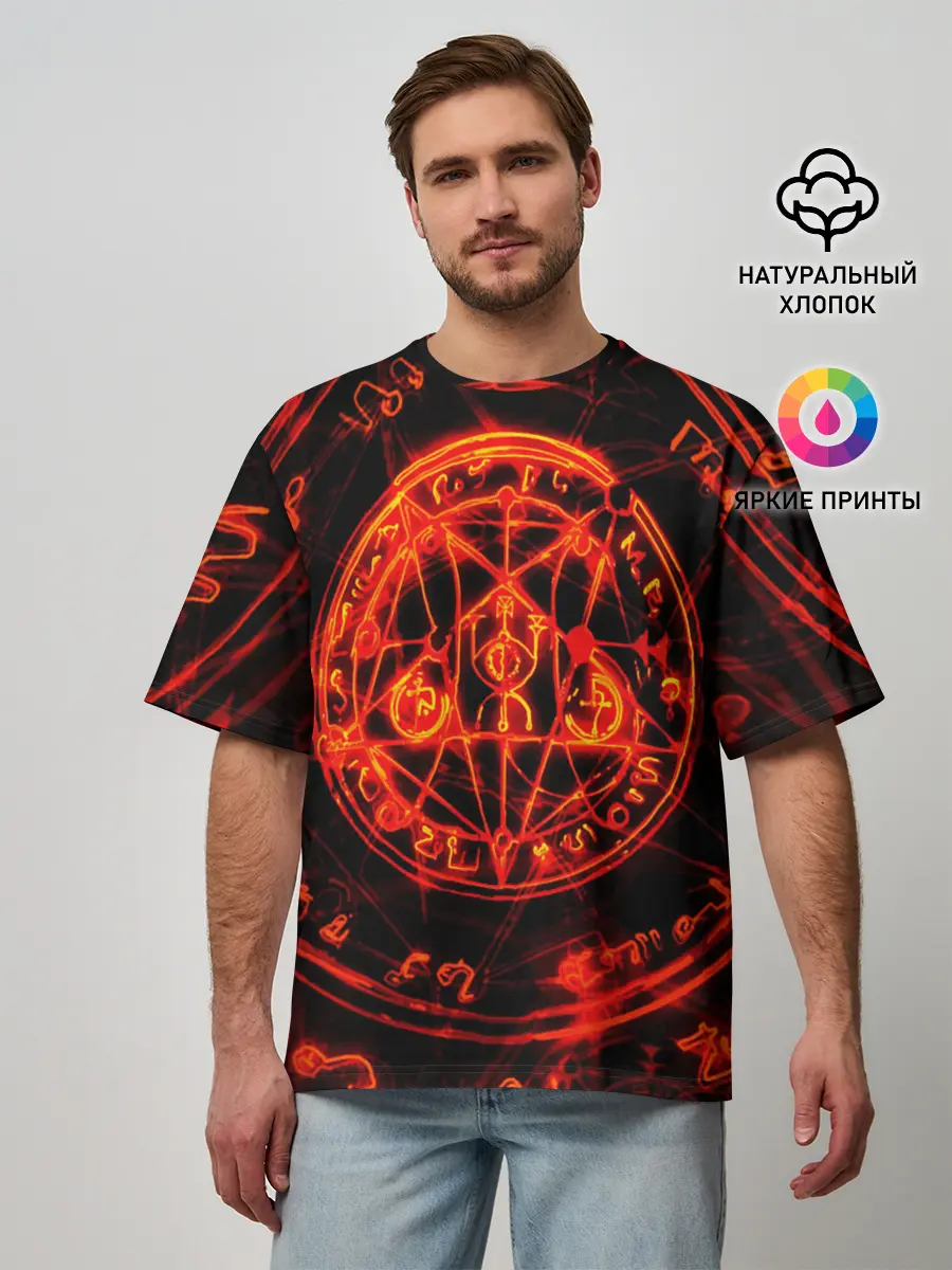 Мужская футболка оверсайз / DOOM