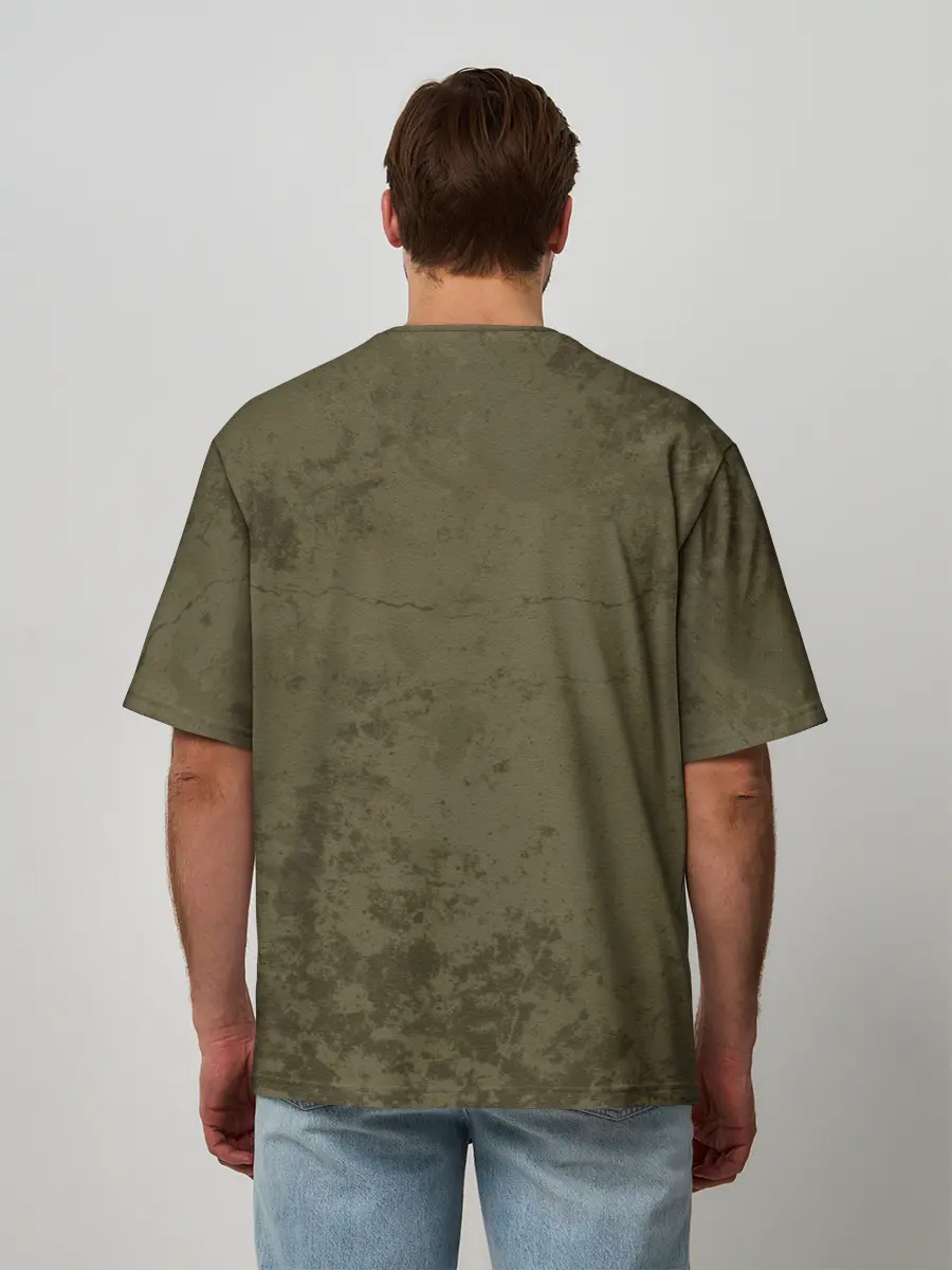 Мужская футболка оверсайз / Кобра