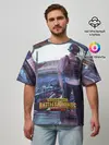 Мужская футболка оверсайз / Pubg