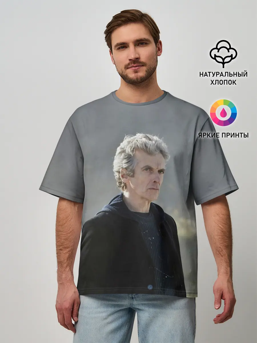 Мужская футболка оверсайз / ДОКТОР КТО