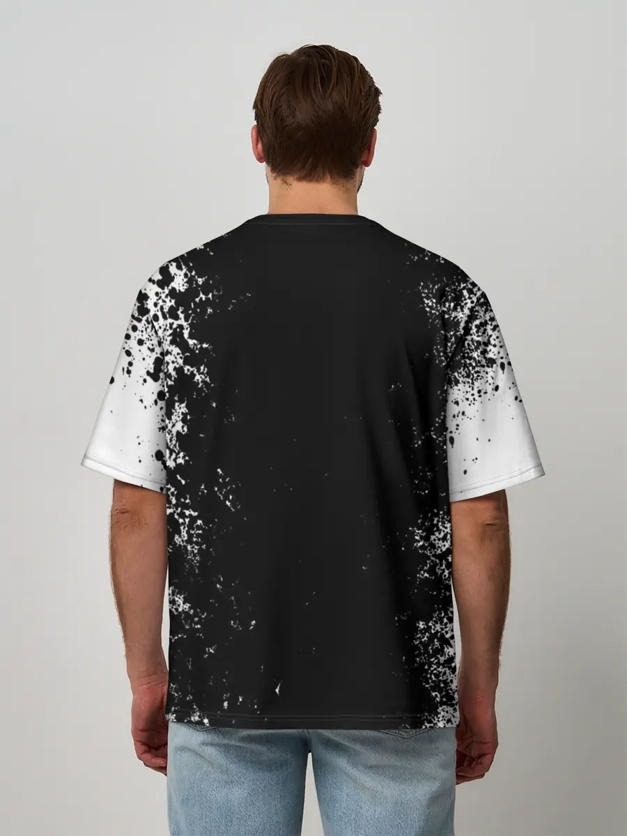 Мужская футболка оверсайз / RAMMSTEIN | РАМШТАЙН