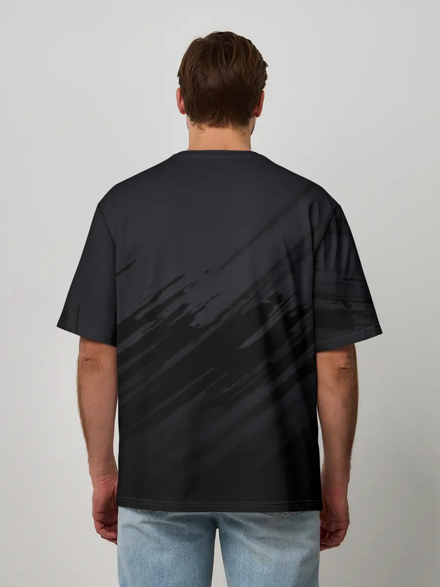 Мужская футболка оверсайз / Mercedes