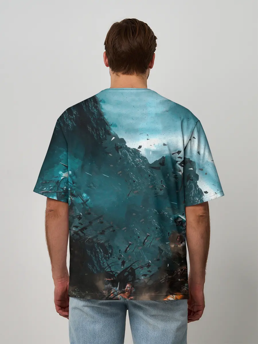 Мужская футболка оверсайз / Valhalla